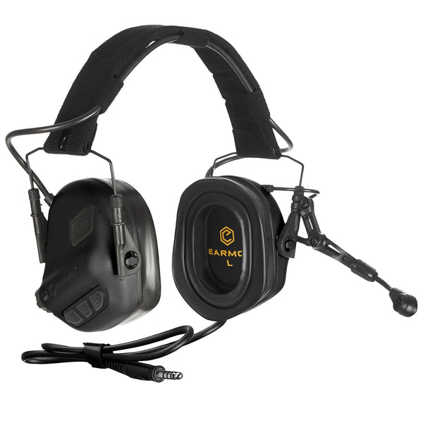 EARMOR - M32 PLUS Tactical Headset Black (New 2024 Version)