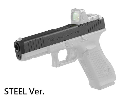 BFA Steel Slide & Outer Barrel For UMAREX GHK Glock 17 G17 Gen5 MOS GBBP