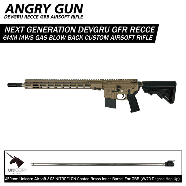 AngryGun Next Generation Devgru GFR Recce Custom MWS GBBR Airsoft