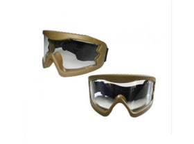 Hakkotsu X-Eye Protector Goggle with Clear Lens (Dark Earth)