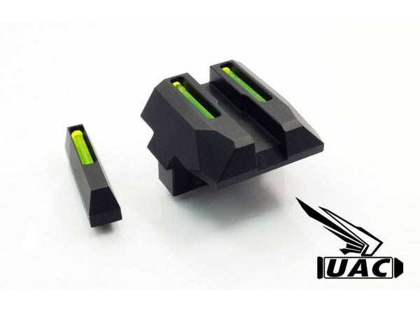 UAC -  Catalog Day & Night Sight for Glock 17 (Optical fiber, Tritium)