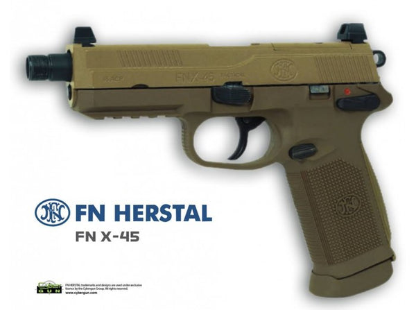 Cybergun - FNX45 Tactical Gas Blowback Pistol (DE)