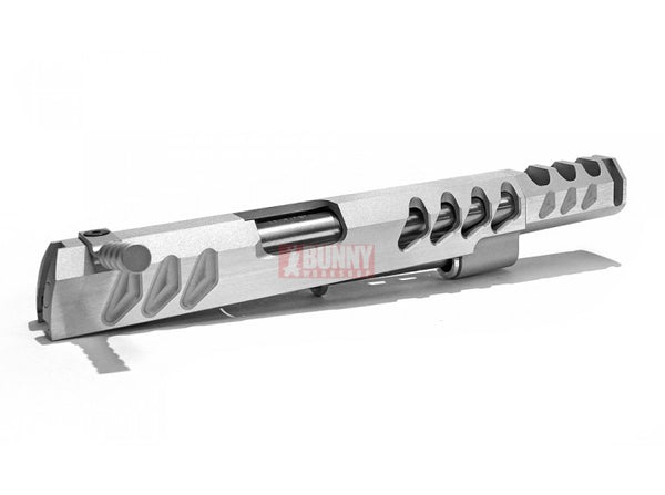 Airsoft Masterpiece IPSC 4 Triangle Holes Open Slide - Silver