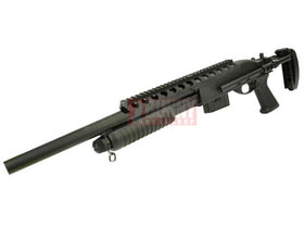 A&K - Metal CA870 Air-cocking Shotgun w/ RAS & EBR Stock (Black)