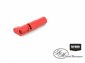 Airsoft Masterpiece CNC Stainless Steel Magazine Release Catch - Infinity Style (Cerakote USMC Red)