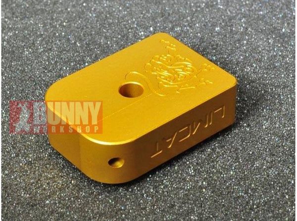 AKA CNC Limcat Puzzle Magazine Base for Marui Hi-Capa (Large, Gold)