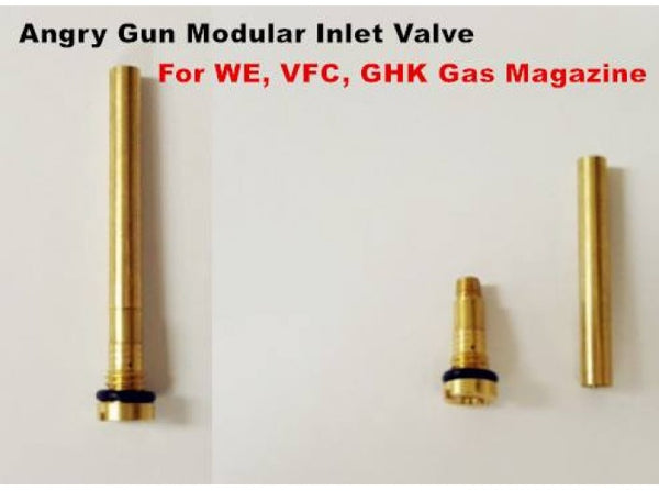 Angry Gun Modular Gas Magazine Inlet Valve for WE/VFC/GHK GBB (3pcs)