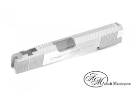 Airsoft Masterpiece Infinity Cross ver.5 Standard Slide for Hi-CAPA / 1911 (Silver)