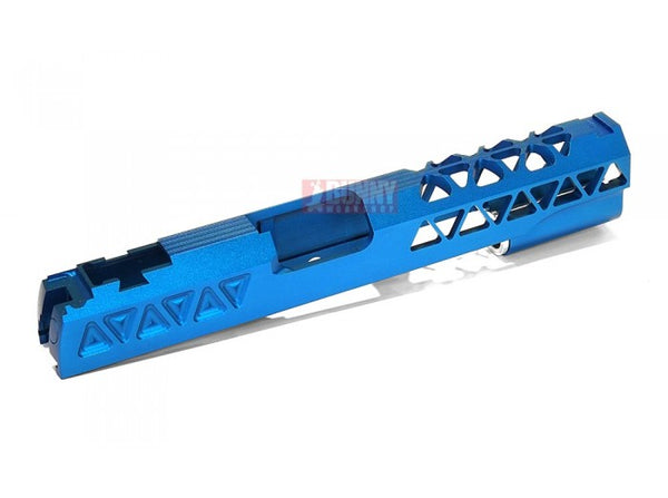 Airsoft Masterpiece Aluminum Triangles Slide - Blue