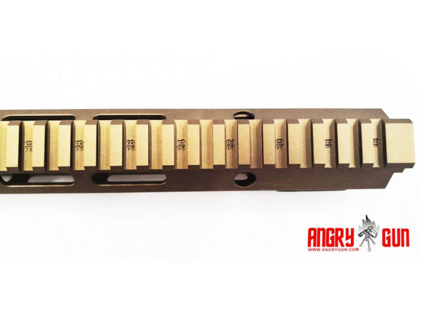 Angry Gun MK16 M-Lok 13.5 inch Rail Airsoft Version for AEG/ GBB/ PTW (Sopmod Block III) -DDC