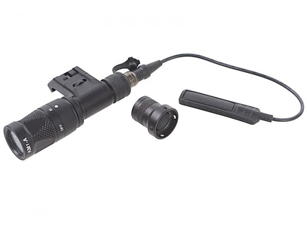 Blackcat Airsoft M300 Flashlight with Tactical IMF Mount - Black