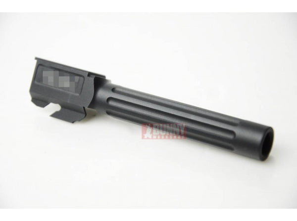 Guns Modify S-Style G17 KKM-style Aluminum Outerbarrel For Marui Airsoft Glock Pistol series - Black