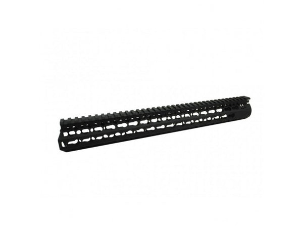 DYTAC 15 inch BRAVO Rail for Systema PTW AEG (M31.8 / P1.5, BK)