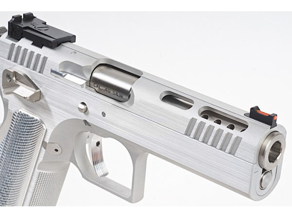 Gunsmith Bros GB01 TF Aluminum Standard GBB Pistol - Silver