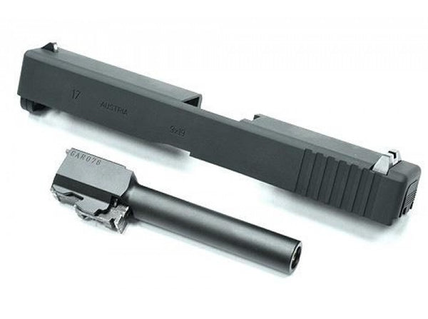 Guarder Aluminum Slide & Steel Barrel Set for TM G17 (2018 Version / Black)