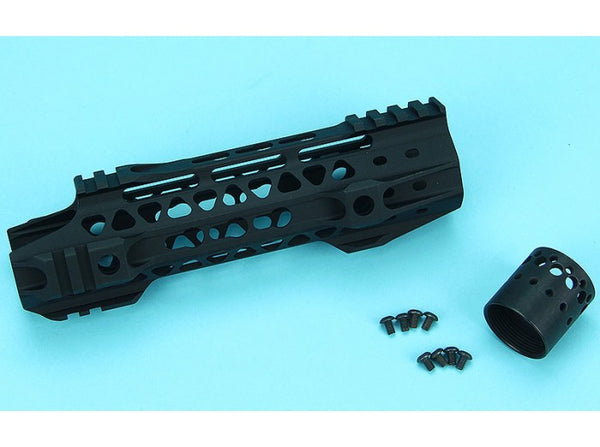 G&P MOTS II 8 Inch Keymod Upper Cut Handguard (Black)