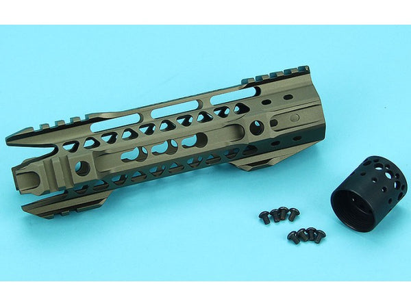 G&P MOTS II 8 Inch Keymod Phantom Handguard (Sand)