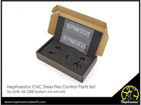 Hephaestus CNC Steel Fire Control Parts Set for GHK AK GBB System
