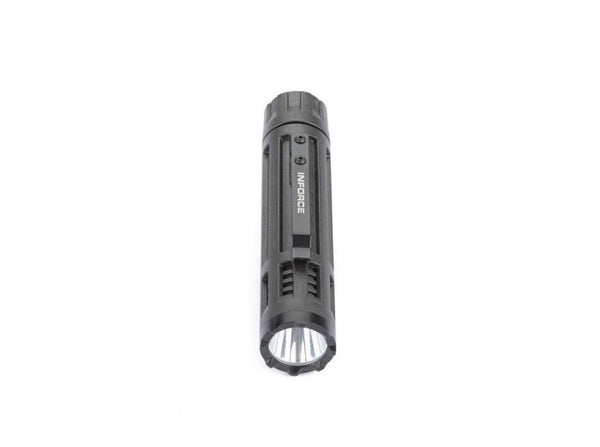 INFORCE 6VX White LED Tactical Flashlight - Black