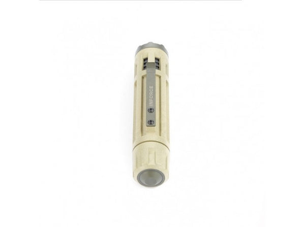 INFORCE 6VX White LED Tactical Flashlight - Desert Sand