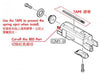 Guarder Aluminum Slide & Frame for Tokyo Marui Series'70 and M1911 (With Marking/Black)