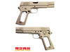 Guarder  - Springfield Aluminum Slide & Frame for Marui MEU (Tan)