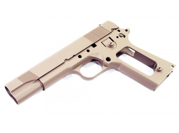 Guarder  - Springfield Aluminum Slide & Frame for Marui MEU (Tan)