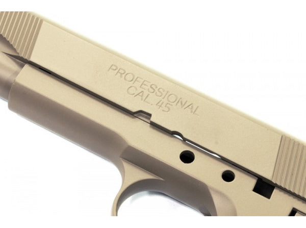 Guarder  - Springfield Aluminum Slide & Frame for Marui MEU (Tan)