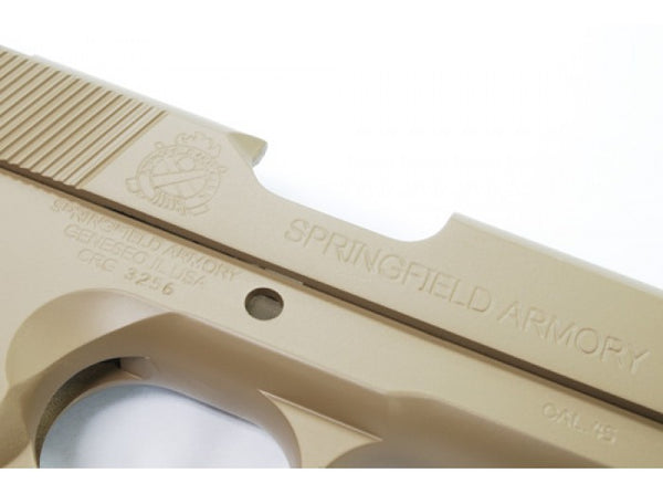 Guarder  - Springfield Aluminum Slide & Frame for Marui MEU (Tan)