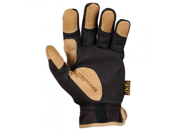 Mechanix Wear Gloves, CG Ultility, Black/Leather (Size L)