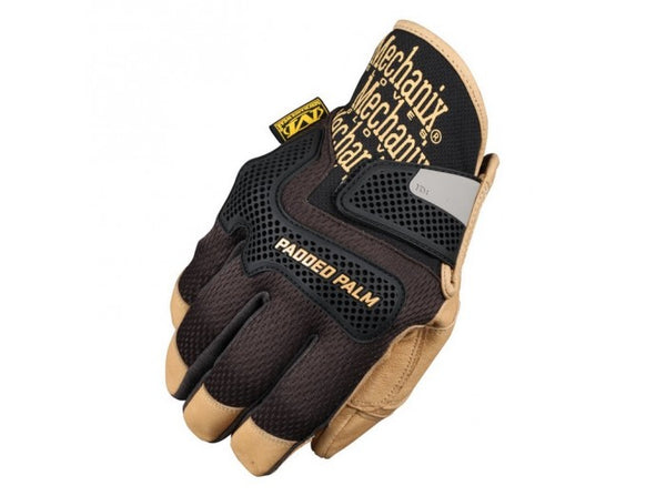 Mechanix Wear Gloves, CG Padded Palm, Black/Leather (Size S)