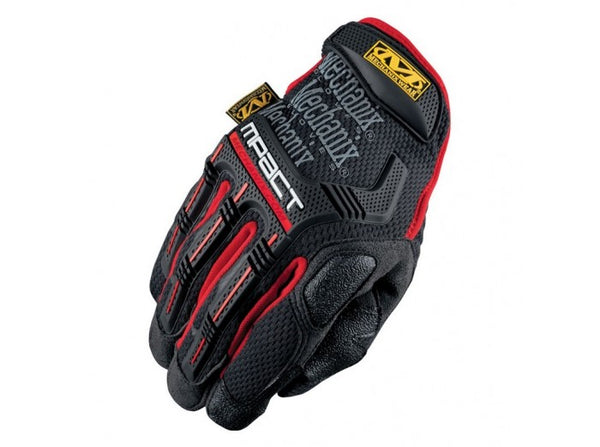 Mechanix Wear Gloves, M-Pact - Red/Black (Size L)