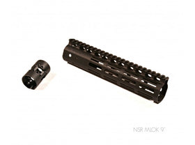 Iron Airsoft - NSR MLOK Rail for Systema PTW Profile (9 inch / Black)