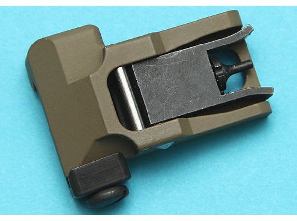 G&P Flash QD Flip Up Steel Front Sight (Low Profile, Sand)