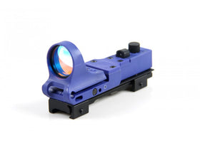 C-MORE -  Railway Red Dot Sight (Click Switch, 6 MOA, Blue)