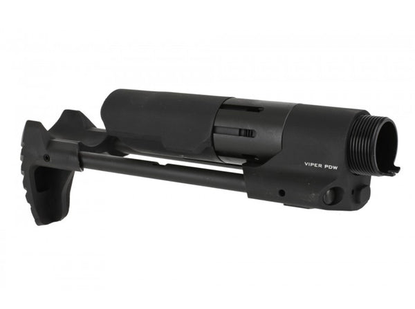 Strike Industries Viper PDW Stock For Airsoft AEG (G&P / Black / Madbull Licensed)