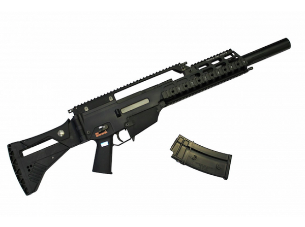 WE 999 RAS Assault Rifle AEG SD Version with IDZ Kit (Black)