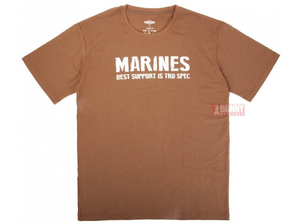 TRU-SPEC Military Style COYOTE MARINE T-Shirt - Size L