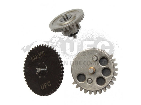 UFC CNC Steel AEG Gear Set - 100:200 High Torque Version