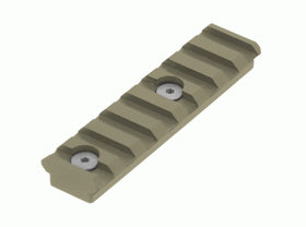 UTG - PRO 3.14inch (8 Slots) Keymod Picatinny Rail Section (FDE)