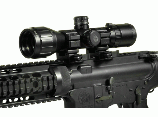 UTG - 3-9X32 1inch BugBuster AO RGB Mil-Dot Scope (QD Rings)