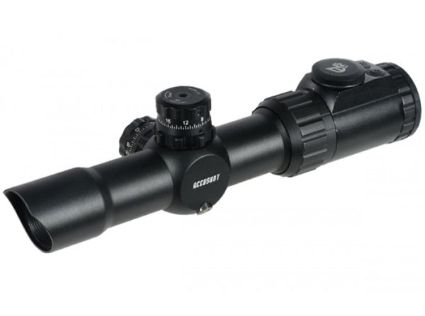 UTG - AccuShot 30mm 1-4.5x28 IE Illuminated CQB Scope (EZ-TAP 36 Color)