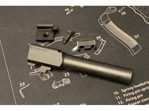 Boom Arms custom Steel Slide Set for Umarex G19X Airsoft GBB Pistol