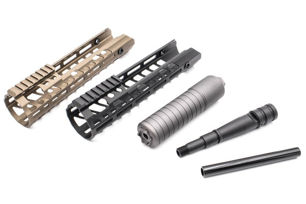 Artisan 10 Inch SUR300 Rail Handguard Set for SIG Airsoft MCX Legacy (Black / DE)