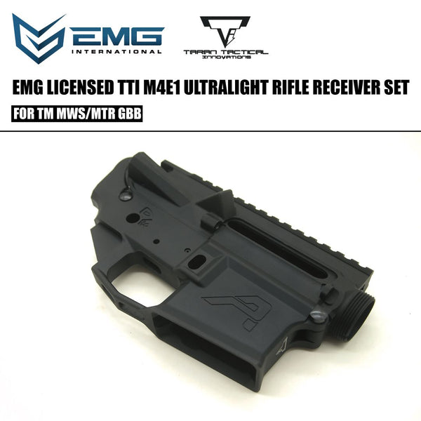 EMG TTI Licened M4E1 Aero Style CNC Aluminum Ultra Light Upper & Lower Receiver Conversion Kit for Tokyo Marui M4 MWS GBBR Series (Limited Edition) (By Angry Gun)