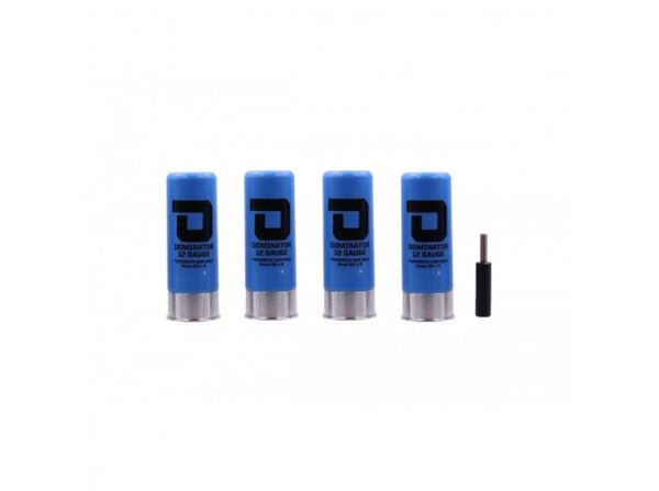 Dominator™ 12 GAUGE GAS SHOTGUN SHELLS PACKAGE - BLUE (4 SHELLS/UNIT)