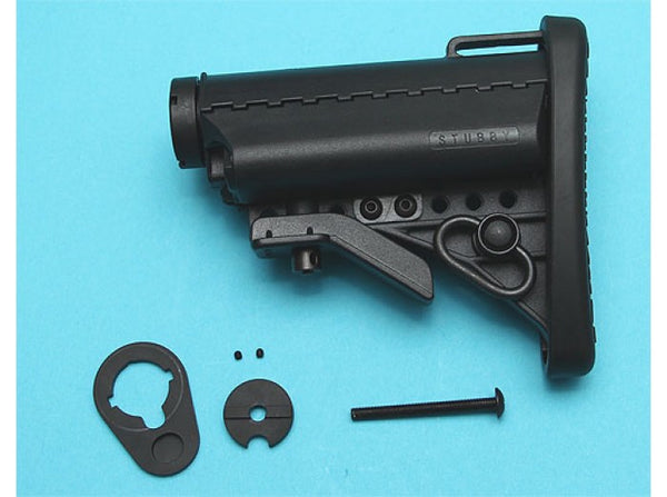 G&P Stubby Buttstock with AEG Stock Tube (Black)