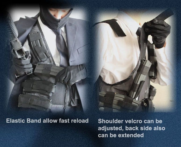 Heat Movie Tactical Vest Version 2.5 (For Real size 30rd M4 mag) by TGC