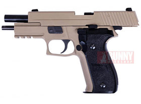 WE Full Metal Tactical MK25 Rail Gas Blow Back Pistol(TAN)