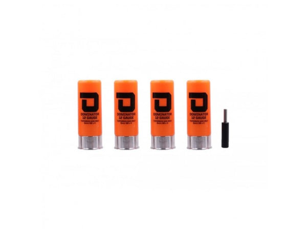 Dominator™ 12 Gauge Gas Shotgun Shells Package - Orange (4 Shells/Unit)